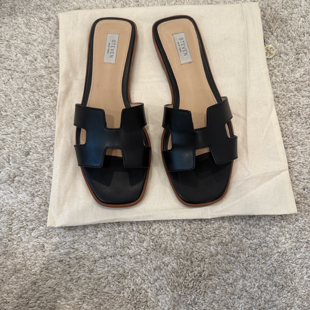 Black Slide Sandal